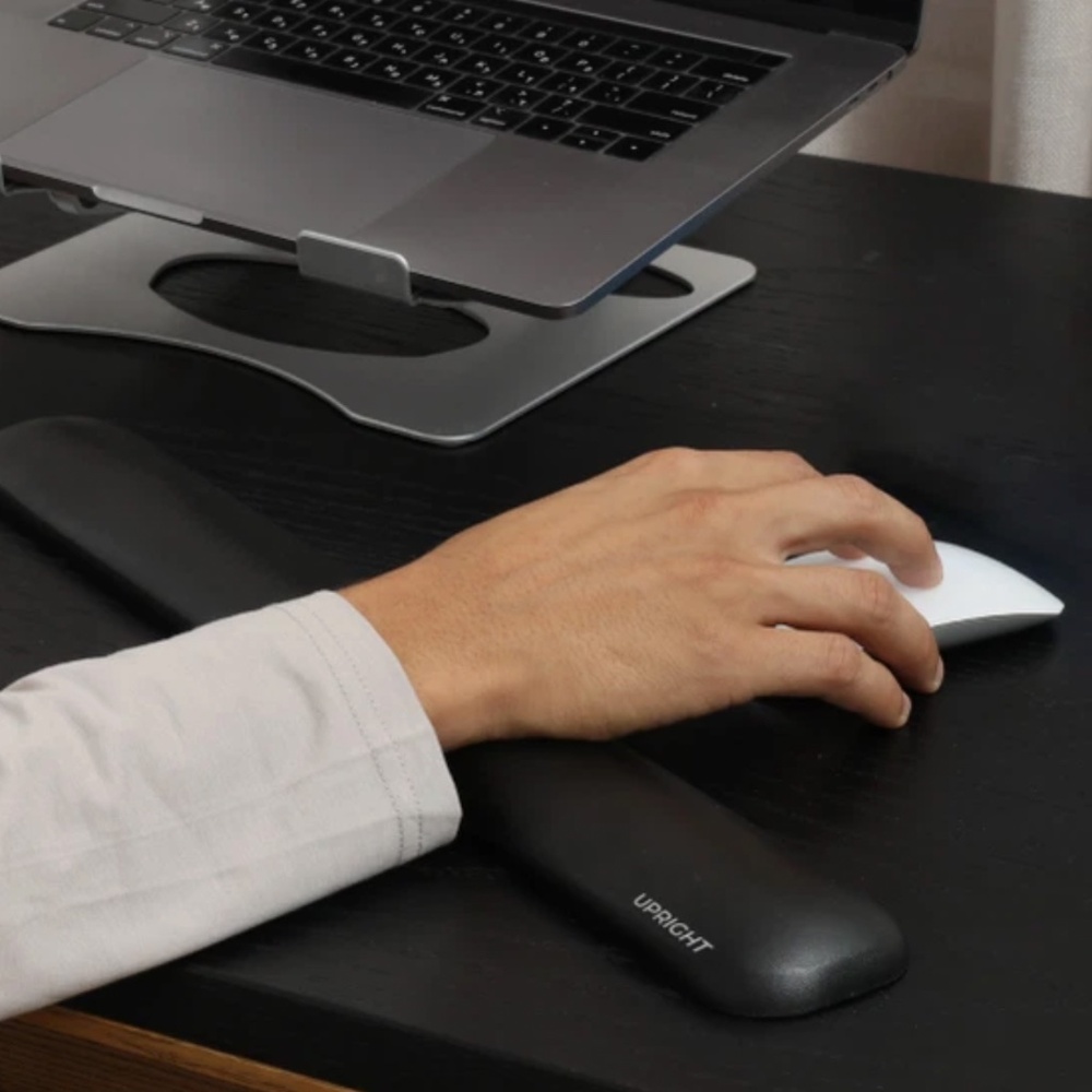 NEW Upright Ergonomic Wrist Rest | Gel Memory Foam & Non-Slip for Keyboard